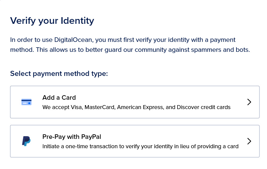 payment-method verification