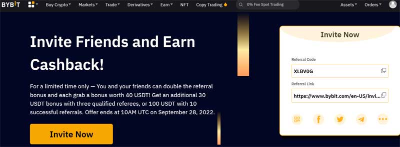 bybit refer and earn