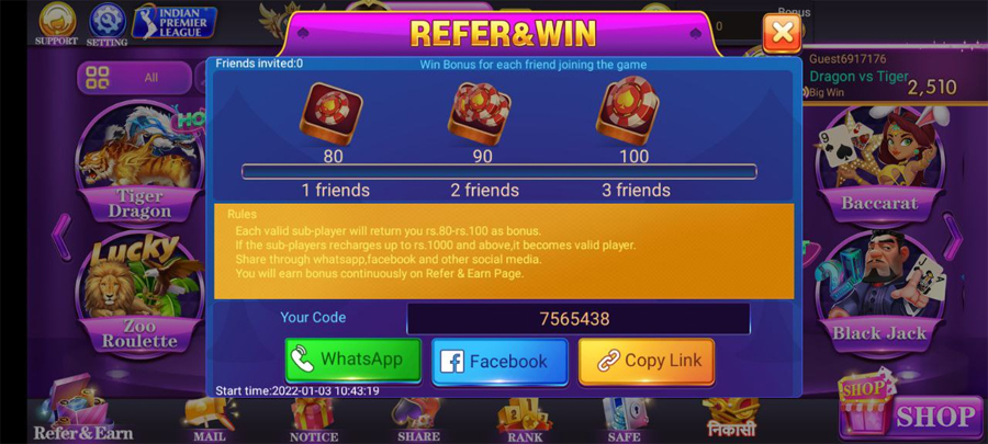 holy rummy refer and earn